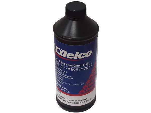 ACDELCO / ACデルコ DOT3 ブレーキ&クラッチフルード 473ml(ブレーキオイル)