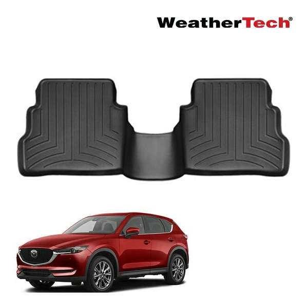 【WeatherTech 正規品】専用設計 オールウェザー フロアライナー フロアマット ラバーマット ブラック 444192 リア 2列目 後部座席 セカンドシート マツダ CX-5 ウェザーテック