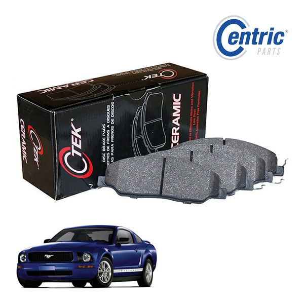 【Centric 正規品】フォード 05-10y マスタング ベース GT 4.0L 4.6L フロントブレーキパッド C-TEK セラミック 1台分 左右セット 103.10810