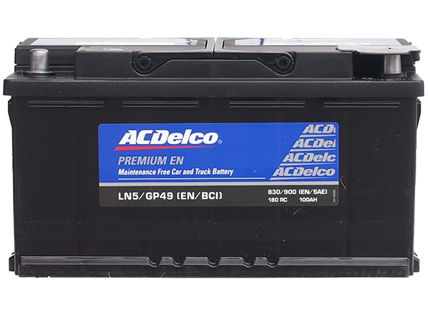 【日本正規品】AC DELCO ACデルコ 欧州車用 バッテリー LN5 メンテナンス ベンツ SクラスW140/W220/W221 EクラスW210/W211/W212 CLS W219/CLK C208/CLK C209/CL W216 GLK X204/GL X164 VクラスW638/W639 BMW E90/E53 アウディRS4/S4/S5/S6/A8  ボルボXC90/XC70/V70