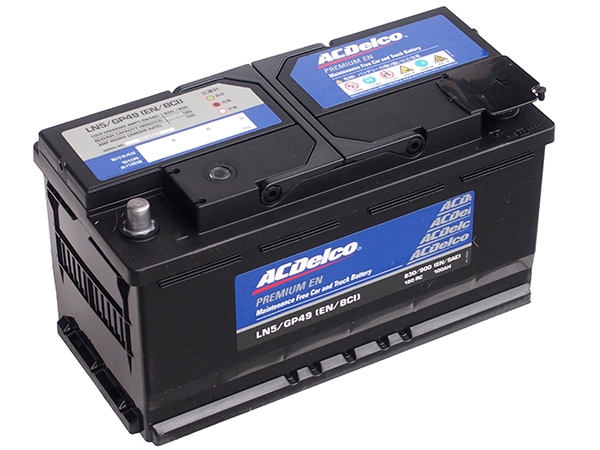 【日本正規品】AC DELCO ACデルコ 欧州車用 バッテリー LN5 メンテナンス ベンツ SクラスW140/W220/W221 EクラスW210/W211/W212 CLS W219/CLK C208/CLK C209/CL W216 GLK X204/GL X164 VクラスW638/W639 BMW E90/E53 アウディRS4/S4/S5/S6/A8  ボルボXC90/XC70/V70