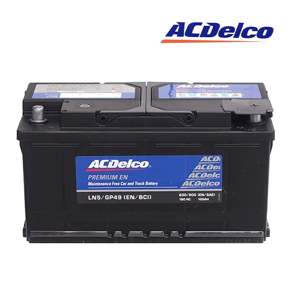 【日本正規品】AC DELCO ACデルコ 欧州車用 バッテリー LN5 メンテナンス ベンツ SクラスW140/W220/W221 EクラスW210/W211/W212 CLS W219/CLK C208/CLK C209/CL W216 GLK X204/GL X164 VクラスW638/W639 BMW E90/E53 アウディRS4/S4/S5/S6/A8  ボルボXC90/XC70/V70