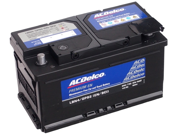 【日本正規品】ACDELCO ACデルコ アメリカ車用 バッテリー LBN4 メンテナンスフリー 300C/マグナム/チャージャー/チャレンジャー/コマンダー/クーガ