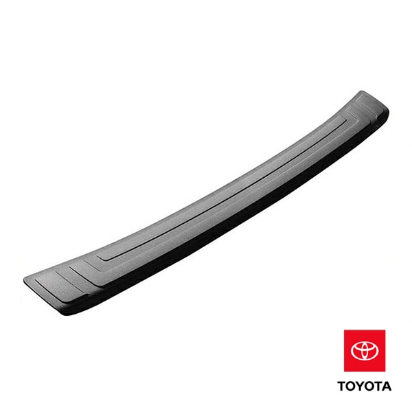 USトヨタ純正 リア バンパープロテクター バンパーガード ステップガード ガーニッシュ ブラック 樹脂製 傷防止 保護 トヨタ プリウスa 40系 