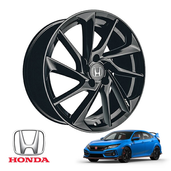 USホンダ純正 HFPシリーズ 19インチホイール(マットブラック)/4本