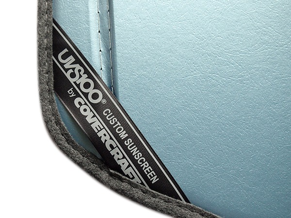 【CoverCraft 正規品】フィアット FIAT 500X 334型 チンクエチェントエックス ポップスター クロス レインセンサー付 専用設計 サンシェード ブルーメタリック 吸盤不要 折りたたみ式  カバークラフト［真夏もへたらない3層構造で断熱効果抜群］