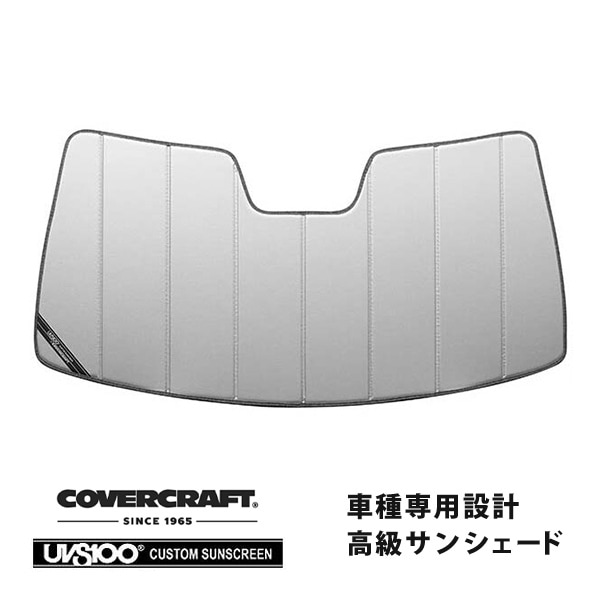 【CoverCraft 正規品】 専用設計 サンシェード シルバー 吸盤不要 折りたたみ式 18y- リンカーン ナビゲーター カバークラフト ［真夏もへたらない3層構造で断熱効果抜群］ 