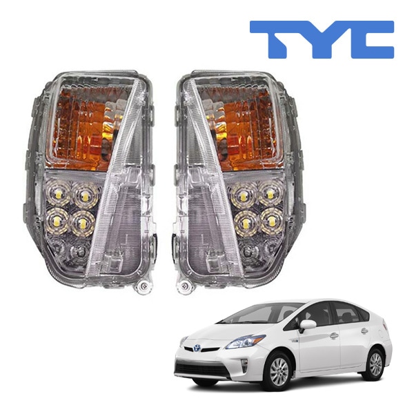 USトヨタ 北米 プリウス ZVW30 後期 US仕様 ウインカーランプ LEDデイライト付 TYC製