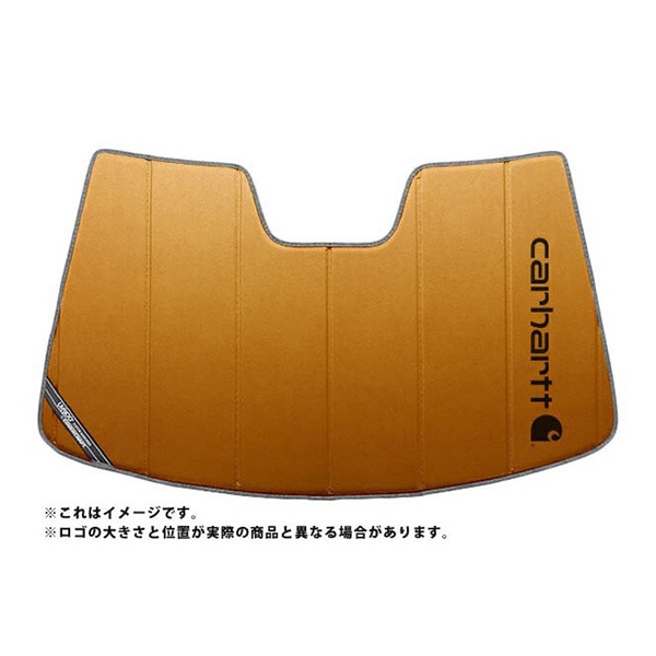 【CoverCraft 正規品】 専用設計 サンシェード ブロンズ 吸盤不要 折りたたみ式 VOLVO ボルボ C70 カブリオレ MB5244 Carhartt カーハートコラボ仕様 カバークラフト ［真夏もへたらない3層構造で断熱効果抜群］ 