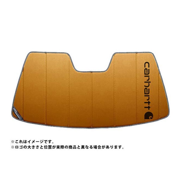 【CoverCraft 正規品】 専用設計 サンシェード ブロンズ 吸盤不要 折りたたみ式 日産 グロリア Y34系 Carhartt カーハートコラボ仕様 カバークラフト ［真夏もへたらない3層構造で断熱効果抜群］