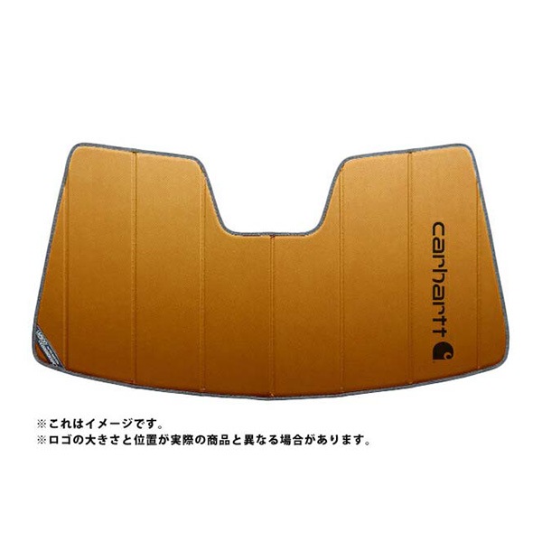 【CoverCraft 正規品】 専用設計 サンシェード ブロンズ 吸盤不要 折りたたみ式 レクサス ES300h AXZH10/11 Carhartt カーハートコラボ仕様 カバークラフト ［真夏もへたらない3層構造で断熱効果抜群］
