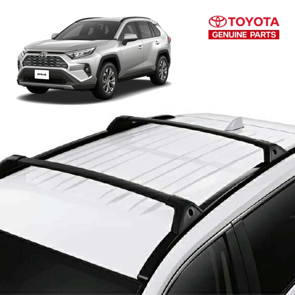 USトヨタ純正 クロスバー ベースキャリア ルーフキャリア 2本セット トヨタ RAV4 PHV対応 50系