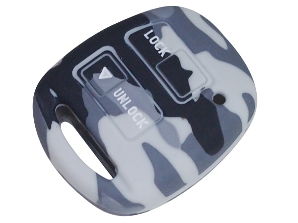 シリコン キーカバー キーレスカバー リモコンカバー キーケース カモフラ(グレー) CV2421CG トヨタ FJクルーザー RAV4 ダイハツ パッソ ムーヴ ミラ など