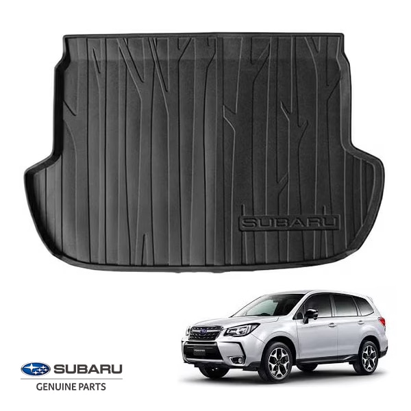 USスバル純正 SUBARU フォレスター SJ系 平成24年11月-30年8月 オールウェザー リア カーゴプロテクター カーゴマット ラゲッジマット カーゴライナー トランクマット SUBARUロゴ入