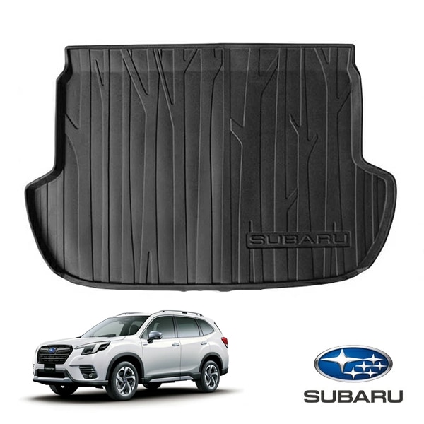 USスバル純正 リア カーゴマット ラゲッジマット カーゴライナー トランクマット SUBARUロゴ入 スバル フォレスター SJ系