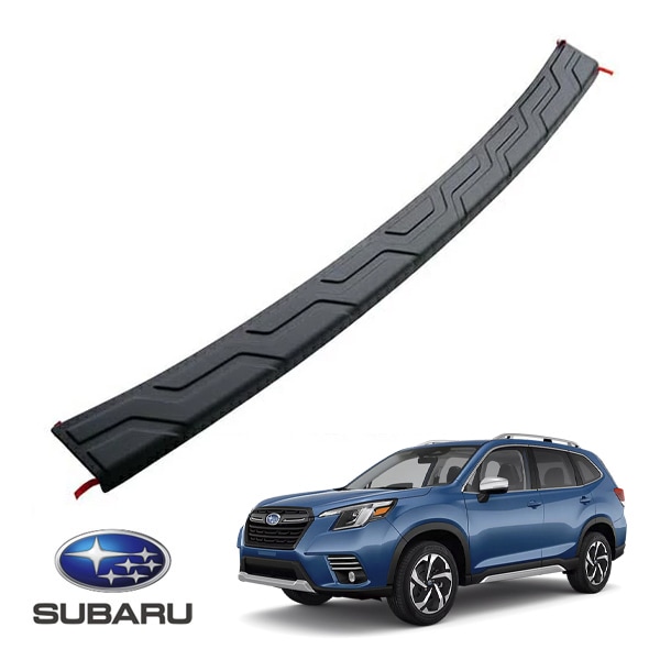 USスバル純正 リア バンパープロテクター バンパーガード ステップガード ガーニッシュ ブラック 樹脂製 傷防止 保護 スバル フォレスター SK系  | エクステリア | CALIFORNIA CUSTOM JAPAN 日本カリフォルニアカスタム株式会社 YOFER フォレスター SL系 アクセサリー リアバンパーステップガード カーゴステップ周り インテリアパネル ドレスアップ カス