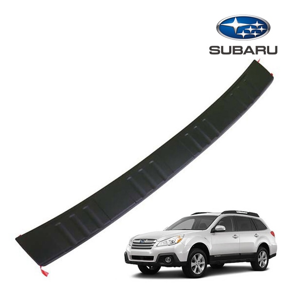 USスバル純正 リア バンパープロテクター バンパーガード ステップガード ガーニッシュ ブラック 樹脂製 傷防止 保護 スバル レガシィアウトバック BR系