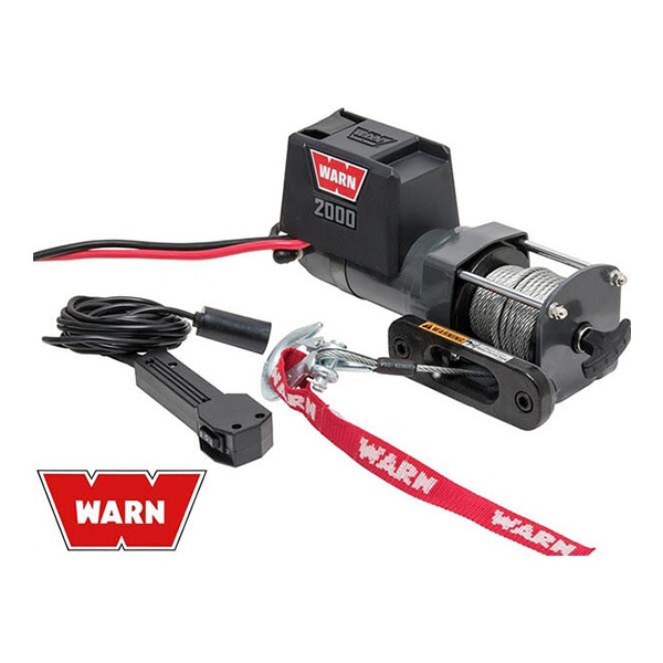 【WARN 正規品】2000DCシリーズ 12V 電動 ユーティリティー ウインチ モーター 1.6馬力 最大巻上げ 約907kg TJ JK JL ラングラー | ジムニー JA11 JA12 JB23 JB64 JB74 JC74 | ランドクルーザー 250 200系 300系 70系 ランクル プラド 150系 4WD