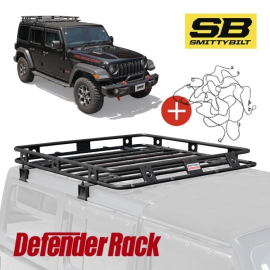 Smittybilt 正規品】ジープ JEEP JL ラングラー 4ドア用 DEFENDER RACK