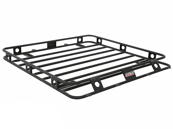 [Smittybilt 正規品] スミッティビルト ジープ JK ラングラーアンリミテッド 4ドア用 ディフェンダーラック ブラックパウダーコート ルーフラック ブラケット一式セット 45454 個人宅配送可