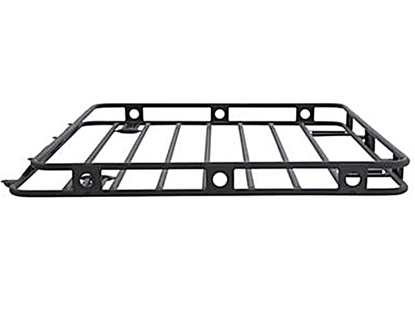 【Smittybilt 正規品】ジープ JEEP JK ラングラー 4ドア用 DEFENDER RACK ディフェンダーラック + カーゴネット + ブラケット セット テクスチャードブラック 艶無し ルーフキャリア 45454 + DN11101 + DS31-4 スミッティビルト