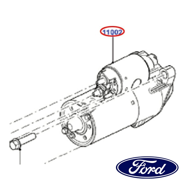 フォード純正 スターターモーター セルモーター 7R3Z11V002ARM1 06-10y エクスプローラー