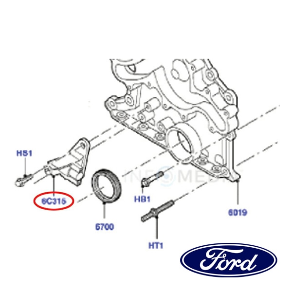 フォード純正 クランクシャフト ポジションセンサー 5L2Z6C315A 06-10y エクスプローラー