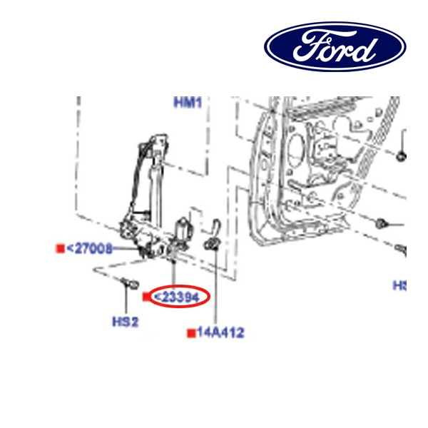 フォード純正 リア パワーウインドウモーター 左側 LH 運転席側 6L2Z7823394CA 06-10y エクスプローラー