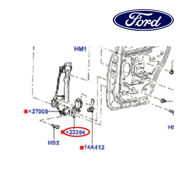 フォード純正 リア パワーウインドウモーター 左側 LH 運転席側 6L2Z7823394AA 06-10y エクスプローラー