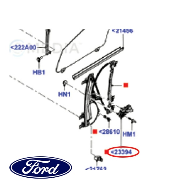 フォード純正 フロント パワーウインドウモーター 右側 RH 助手席側 8L2Z7823394AA 06-10y エクスプローラー