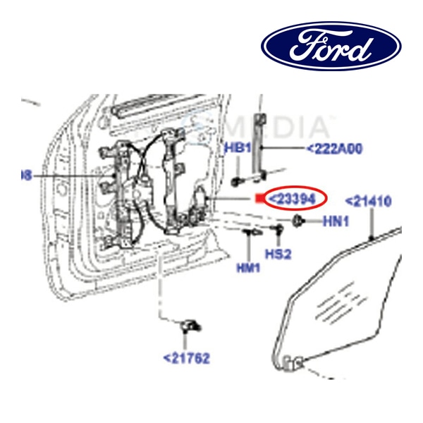 フォード純正 フロント パワーウインドウモーター 右側 RH 助手席側 6L2Z7823394AB 06-10y エクスプローラー