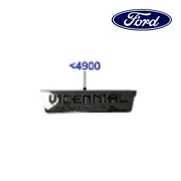 フォード純正 06-10y FORD エクスプローラー VICENNIAL バイセニアルエディション リミテッド エンブレムネームプレート テールゲート用 FJA10E4900A