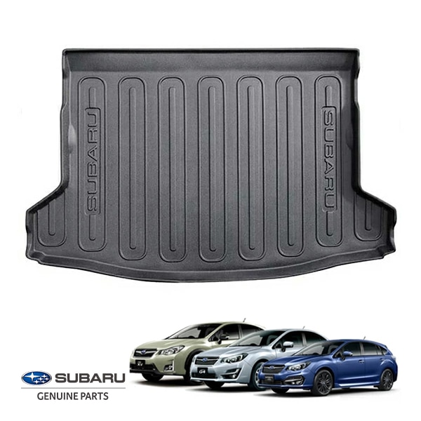 USスバル純正 リア カーゴマット ラゲッジマット カーゴライナー トランクマット SUBARUロゴ入 スバル インプレッサ GP/GJ系 