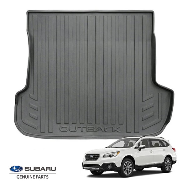 USスバル純正 SUBARU レガシィアウトバック BS9系 平成26年10月-令和3年3月 オールウェザー リア カーゴプロテクター カーゴマット ラゲッジマット カーゴライナー トランクマット OUTBACKロゴ入