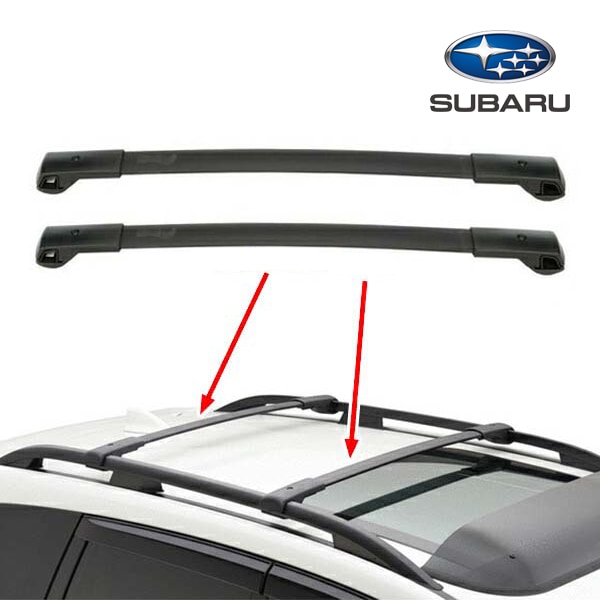 USスバル純正 エアロクロスバー ベースキャリア ルーフキャリア 2本セット スバル フォレスター SK系