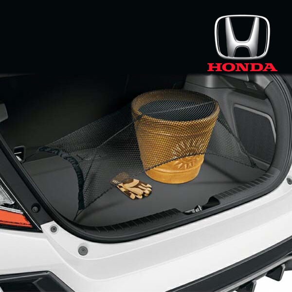 USホンダ純正 カーゴネット トランクネット 専用ラゲッジネット フック付 荷物固定 荷崩れ防止 シビックハッチバック FK系
