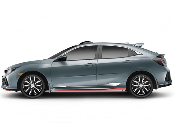 USホンダ純正 HONDA シビック ハッチバック FK7 FK8 平成29年9月〜令和3年6月 ドアロアガーニッシュ ドアモール クローム フロント リア 1台分 4枚セット