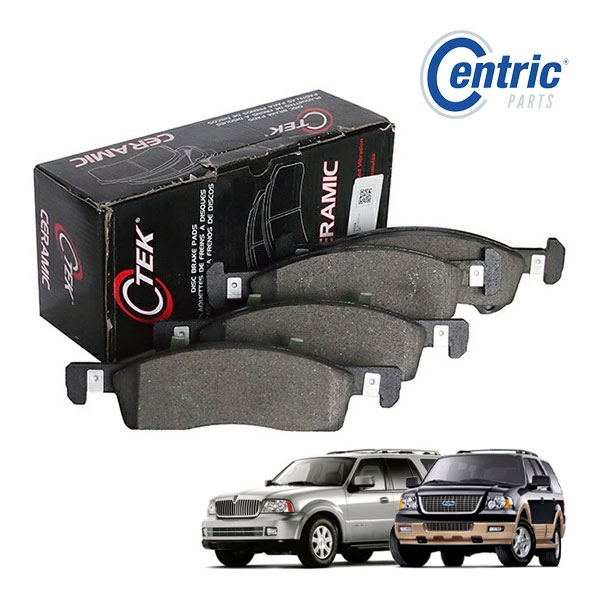 【Centric 正規品】03-06y リンカーン ナビゲーター 5.4L フォード エクスペディション 5.4L フロントブレーキパッド C-TEK セラミック 1台分 左右セット 103.09340