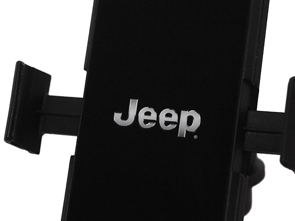 ジープ純正 オートホールド スマートフォンホルダー JEEPロゴ入り スマホ 携帯 ホルダー ラングラー、グランドチェロキー、チェロキー、レネゲード、コンパス