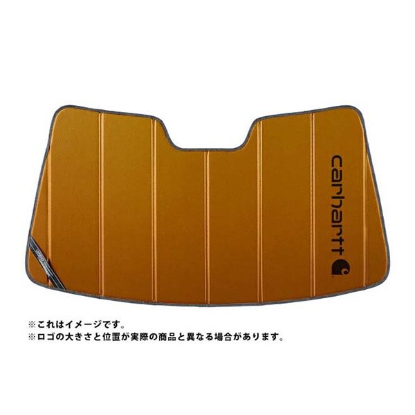 【CoverCraft 正規品】 専用設計 サンシェード ブロンズ 吸盤不要 折りたたみ式 トヨタ アリスト JZS160/161 Carhartt カーハートコラボ仕様 カバークラフト ［真夏もへたらない3層構造で断熱効果抜群］