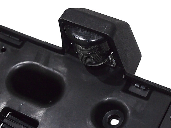 DORMAN 07-17y ジープ JK ラングラー、ラングラーアンリミテッド リアナンバープレート 移設キット(白色発光LEDバルブ付き)