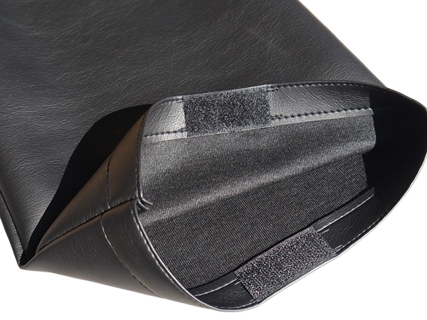 CoverCraft カバークラフト サンシェード用 ケース XL サイズ ブラック レザー調 マジックテープ付 サイズ別 収納用  保管用 SB-115