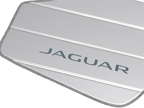 USジャガー純正 専用設計 JAGUAR ロゴ入 サンシェード 吸盤不要 