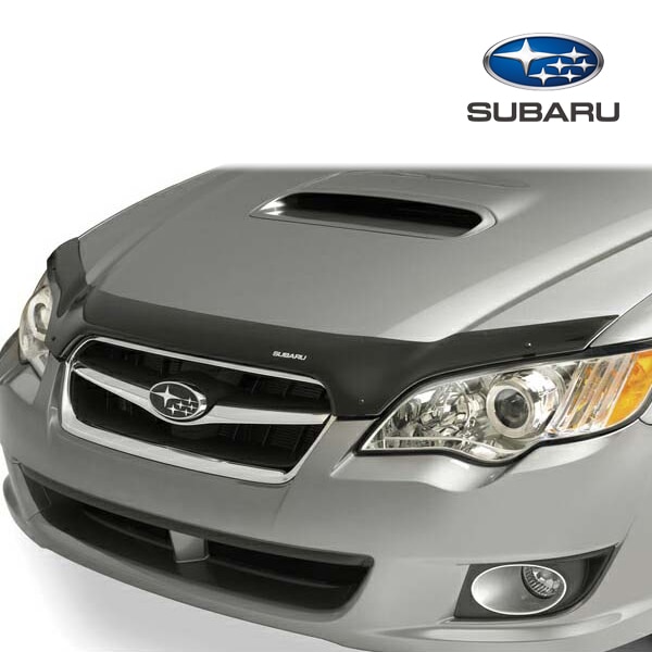USスバル純正 バグガード ボンネットガード フードプロテクター ボンネットプロテクター フロントディフレクター フロントプロテクター スモーク 虫除け 飛び石 スバル レガシィ BL/BP系