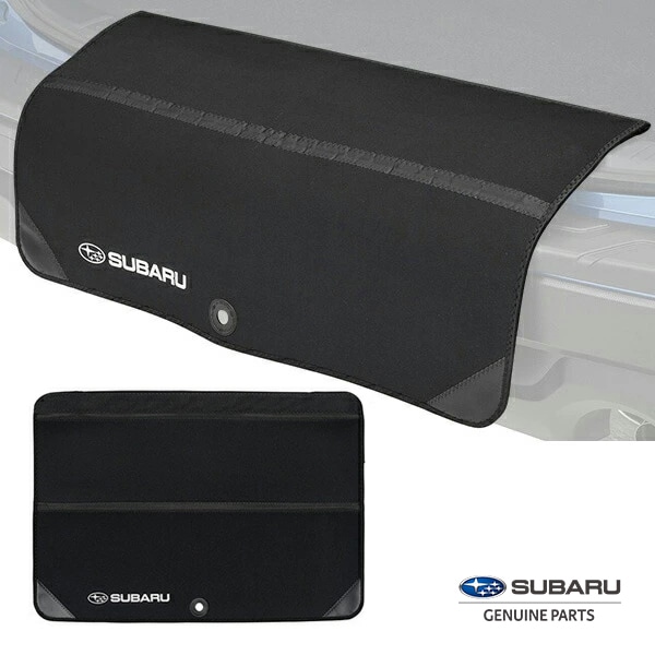 USスバル純正 リア バンパープロテクター バンパーガード ステップガード ガーニッシュ SUBARUロゴ入 ブラック 傷防止 保護 スバル 全車種対応 汎用 
