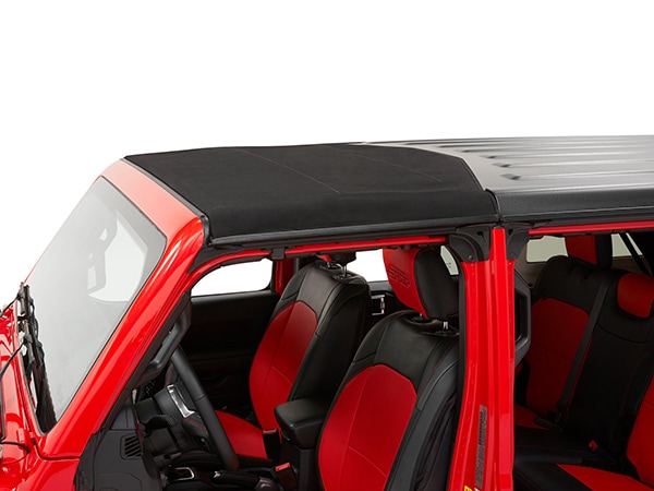【BESTOP 正規品】サンライダー ジープ JL ラングラー/JT グラディエーター ハードトップ用ソフトトップ オープン ブラックツイル 52454-17
