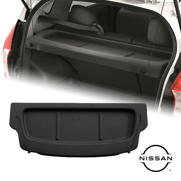 日産純正　E12ノート　トノカバー黒 US日産純正 ノートe-POWER (E12) リアカーゴエリアカバー/トノカバー