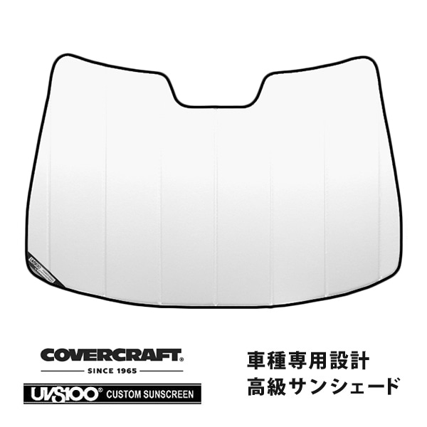 【CoverCraft 正規品】 専用設計 サンシェード ホワイト 吸盤不要 折りたたみ式 VOLVO ボルボ XC90 CB系 カバークラフト ［真夏もへたらない3層構造で断熱効果抜群］ 