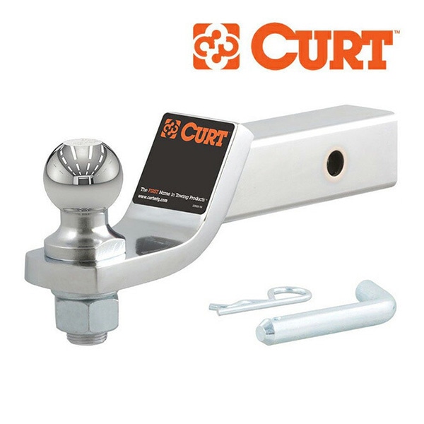 【CURT 正規品】 クラス3 トレーラーヒッチ用 ヒッチボールマウント 45293 1-7/8インチヒッチボール & ヒッチピン付