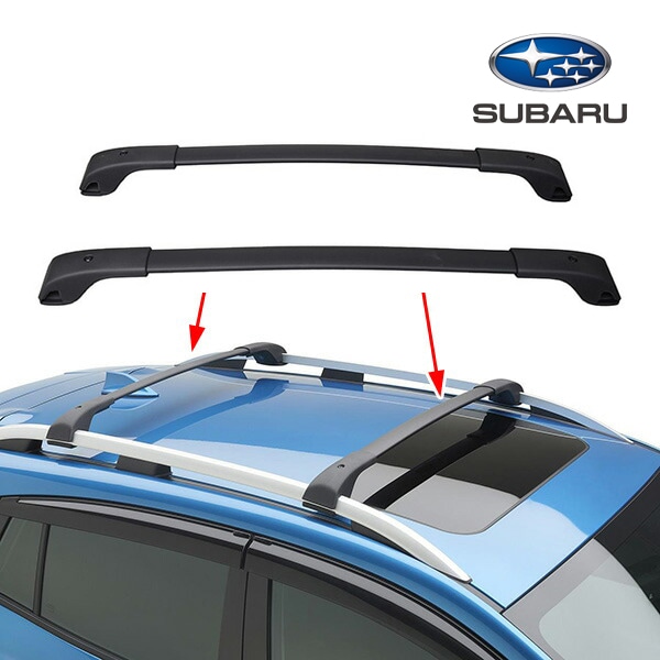USスバル純正 エアロクロスバー ベースキャリア ルーフキャリア 2本セット スバル XV インプレッサスポーツ GT系